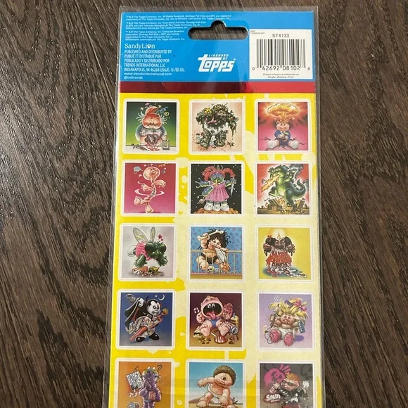 Topps Garbage Pail Kids Sticker 2 Sheets - - Picture 2 of 2